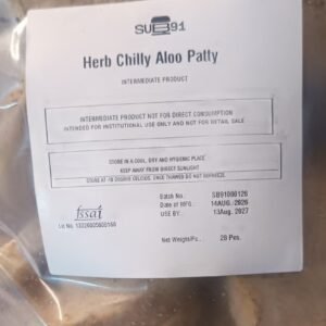 HERB CHILLY ALOO PATTY [Pack of 28 Pcs]