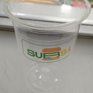 300ML GLASS WITH LIDS [PACK OF 50]
