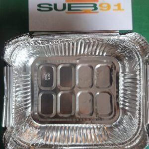 ALUMINIUM CONTAINER [Pack of 100 Pcs]