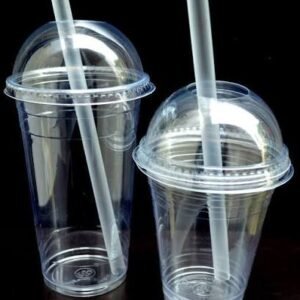 REFRESHER GLASS WITH LIDS 550 ML[Pack of 50]